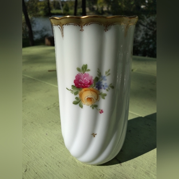 Noritake Other - Very Rare Hand Painted Noritake Diamond Collection Vase, Minerva, 5720, 1980s